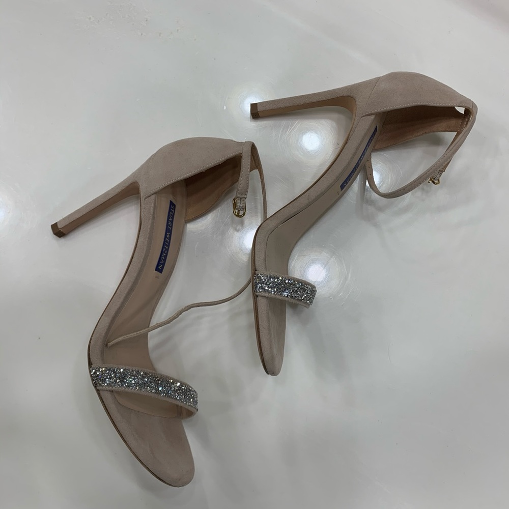 Stuart Weitzman Nudistsong - Nude Suede - Size 7